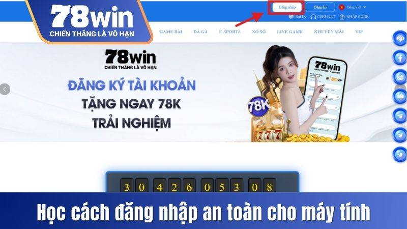 Học cách đăng nhập an toàn cho máy tính