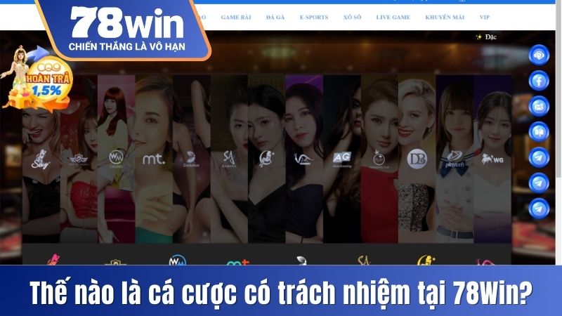 Thế nào là cá cược có trách nhiệm tại nhà cái 78Win?